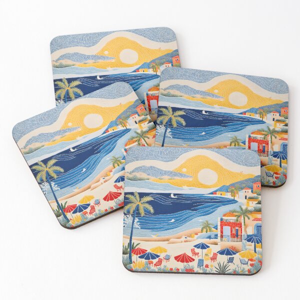 Item preview, Mediterranean beach scene designed and sold by Ponted.