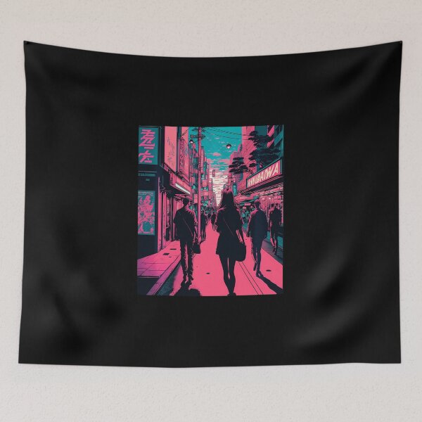Item preview, Nightlife In Tokyo designed and sold by percyeiene.