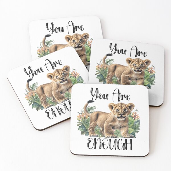 Item preview, You Are Enough (Lion Cub) designed and sold by Shannon Rogers.