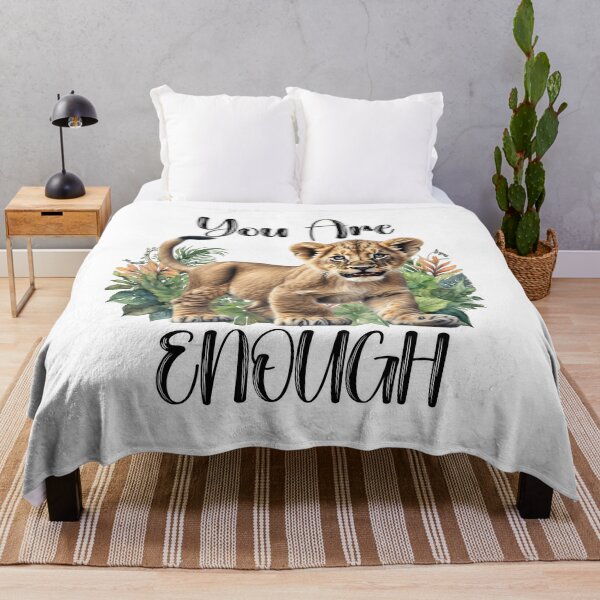 Item preview, You Are Enough (Lion Cub) designed and sold by Shannon Rogers.