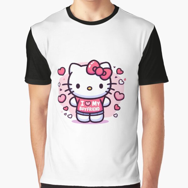 Item preview, Amo a mi novio Hello Kitty designed and sold by CrunchyLunchBox.