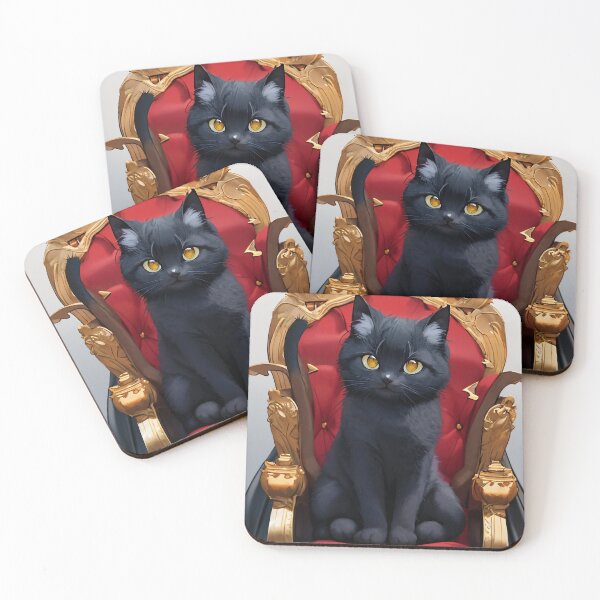 Item preview, Cat on a Throne designed and sold by Raziel619 Prints.