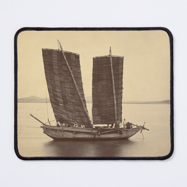 Item preview, Korean Junk Sailing Ship 1871 Felice Beato designed and sold by RocketshipRetro.
