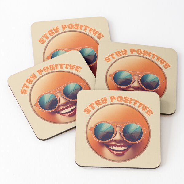 Item preview, STAY POSITIVE HAPPY SUMMER FACE GOOD VIBES designed and sold by La Loca.
