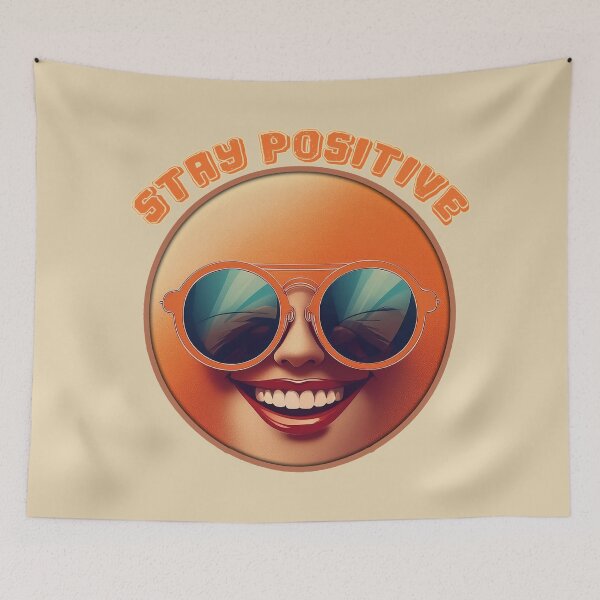 Item preview, STAY POSITIVE HAPPY SUMMER FACE GOOD VIBES designed and sold by La Loca.