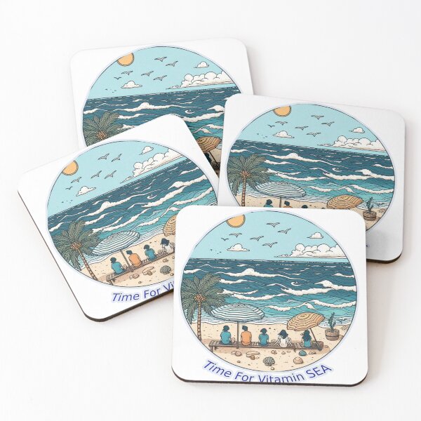 Item preview, Time for Vitamin SEA Sea side Relaxing Friends Cloud Brids SeaWave  designed and sold by Nanthanon.
