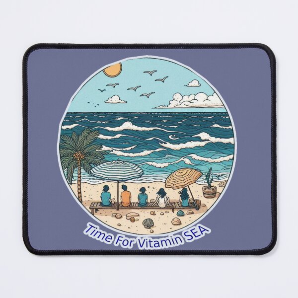 Item preview, Time for Vitamin SEA Sea side Relaxing Friends Cloud Brids SeaWave designed and sold by Nanthanon.