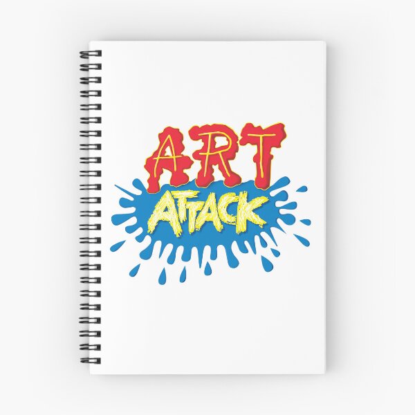 Item preview, ART ATTACK!!! Retro style Early 90s CiTV TV Logo Art Print designed and sold by Michaelofthe80s.