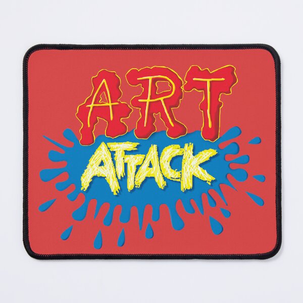 Item preview, ART ATTACK!!! Retro style Early 90s CiTV TV Logo Art Print designed and sold by Michaelofthe80s.