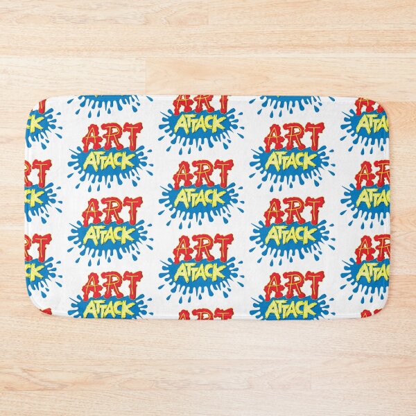 Item preview, ART ATTACK!!! Retro style Early 90s CiTV TV Logo Art Print designed and sold by Michaelofthe80s.