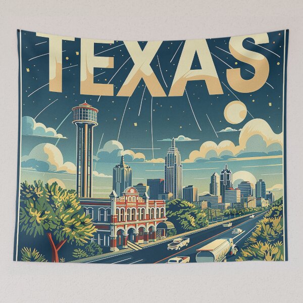 Item preview, Texas City Art designed and sold by nomiraclehere.