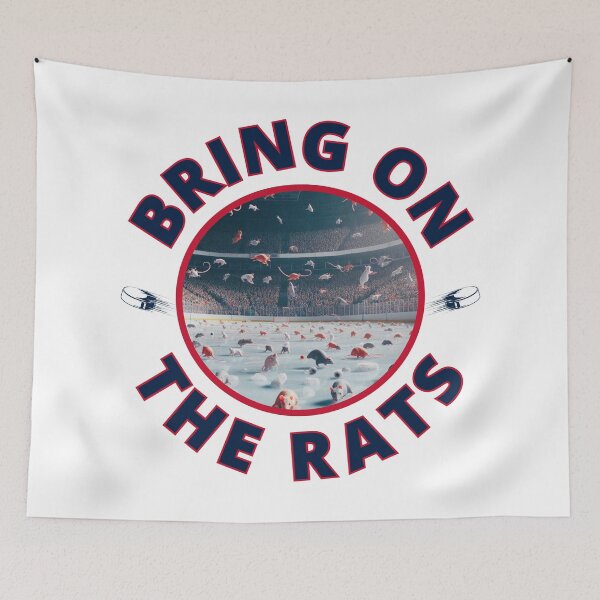 Item preview, Bring On The Rats Hockey designed and sold by AlpacaSmokes.