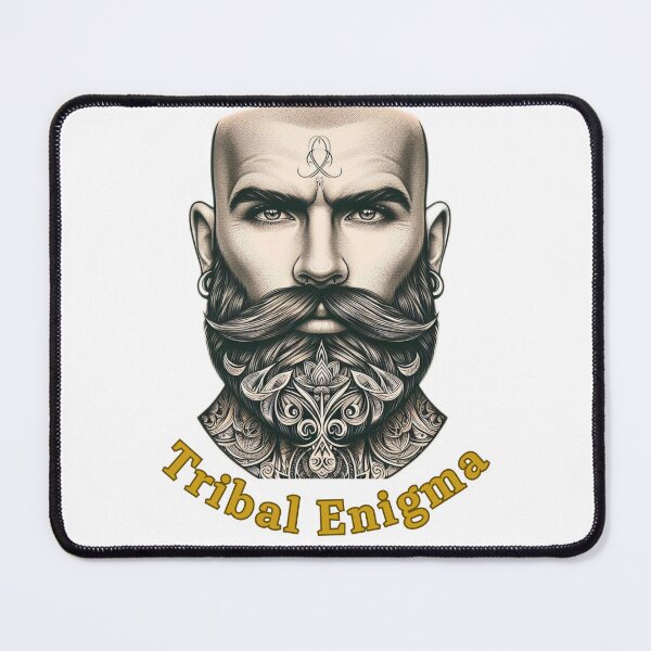 Item preview,  Bearded Men Tribal Enigma” men woman designed and sold by Reubens-Art.