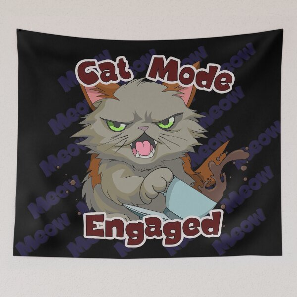 Item preview, Cat Mode Engaged!  designed and sold by Chaos Bound Designs.