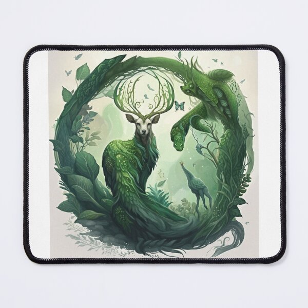 Item preview, The Mystical Deer and Friendly Creatures designed and sold by Syrupulse.