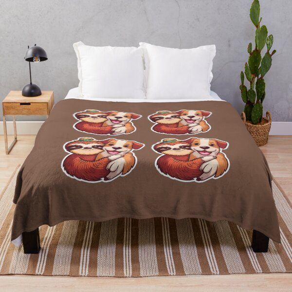 Item preview, Cute Sloth and Dog Friendship 4 Pack designed and sold by Laugh-Lines.