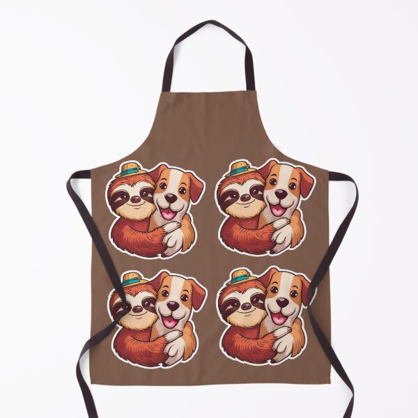 Item preview, Cute Sloth and Dog Friendship 4 Pack designed and sold by Laugh-Lines.