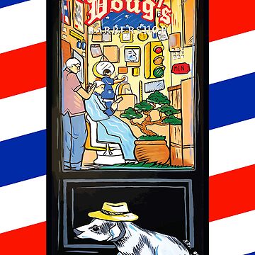 Artwork thumbnail, Doug's Door Mural by DougsBarbershop