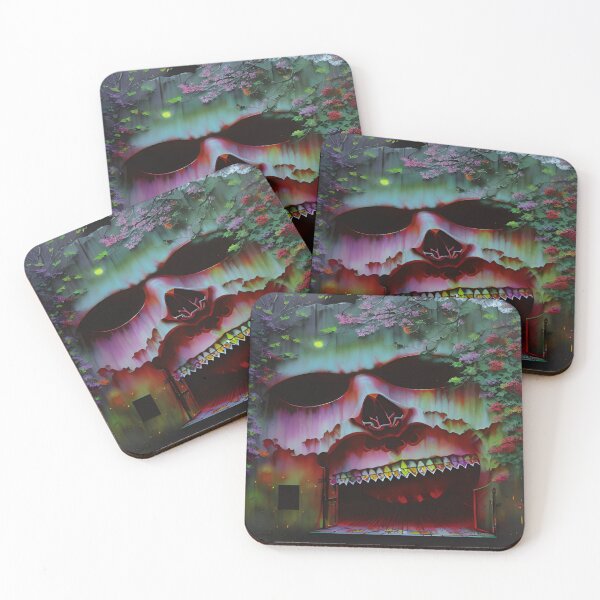 Item preview, Psychedelic Skull Dreamscape: Surreal Horror Art designed and sold by Preao.