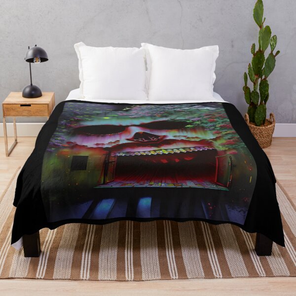 Item preview, Psychedelic Skull Dreamscape: Surreal Horror Art designed and sold by Preao.