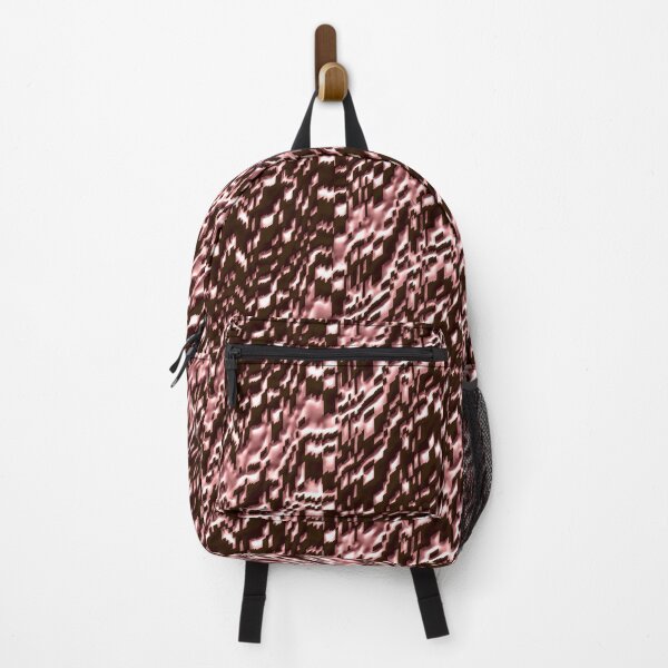 Item preview, Steppy Pink and Brown Diagonal Stripe Pattern designed and sold by TheRulerofEarth.