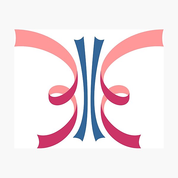 Item preview, Curled Wings - Ribbon Art designed and sold by visualsignus.