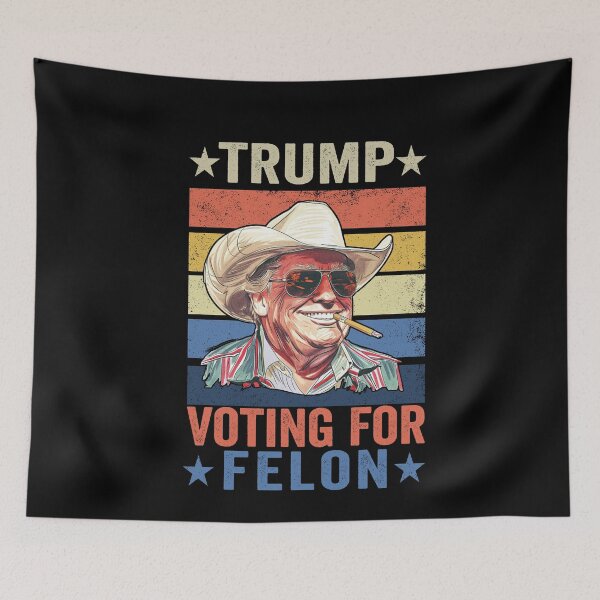 Item preview, Trum cowboy voting for feln designed and sold by BousinilyArt.