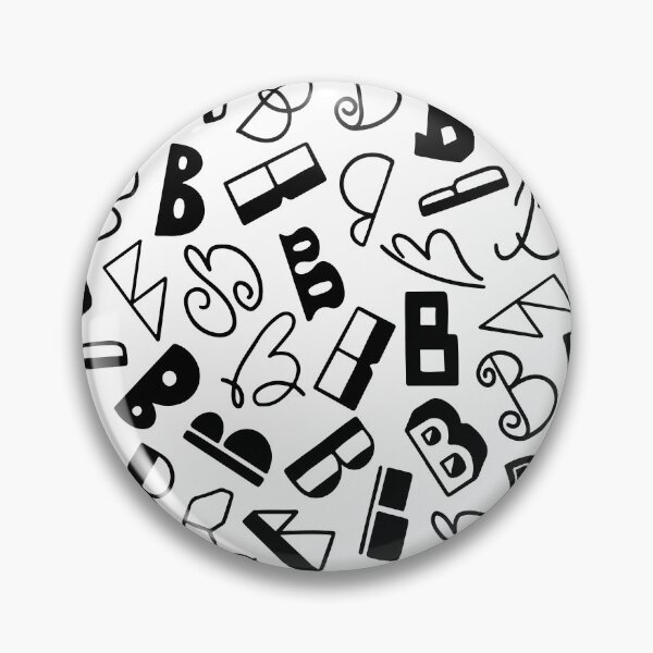 Item preview, Hand drawn Letter B pattern designed and sold by AusraB.