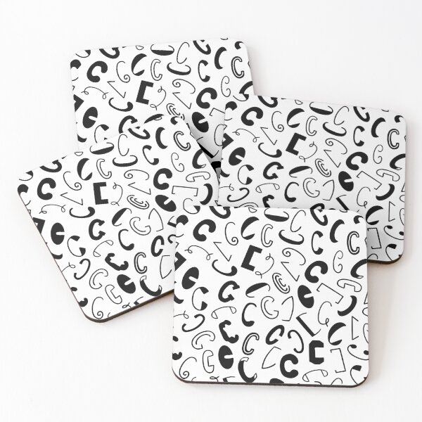 Item preview, Hand drawn Letter C pattern designed and sold by AusraB.
