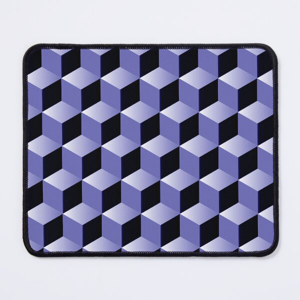 Item preview, Blue 3d Geometric Cube Pattern designed and sold by Bunmigraphics .
