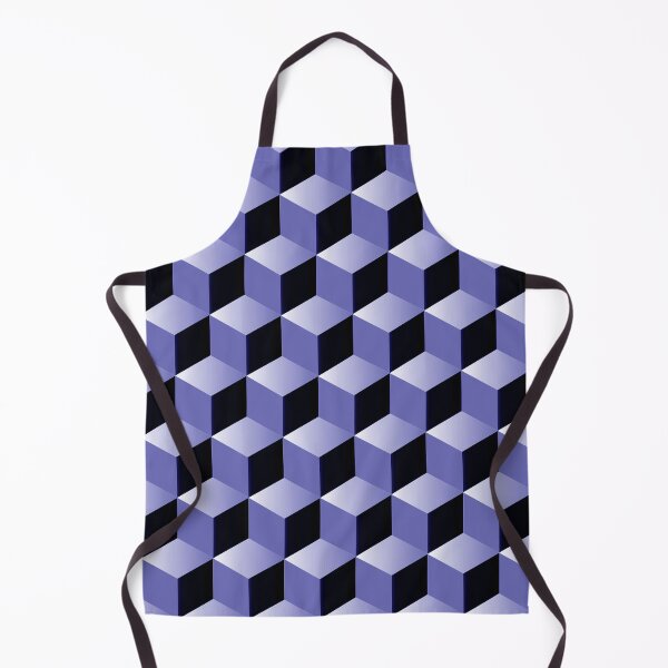 Item preview, Blue 3d Geometric Cube Pattern designed and sold by Bunmigraphics .