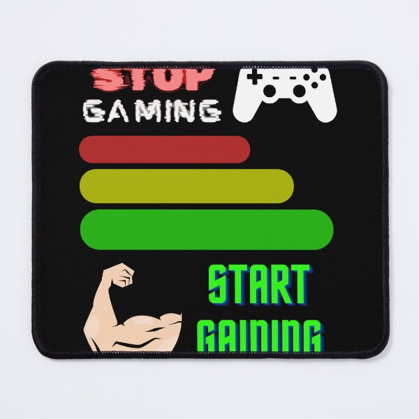 Item preview, stop gaming start gaining designed and sold by pr1me-shop.