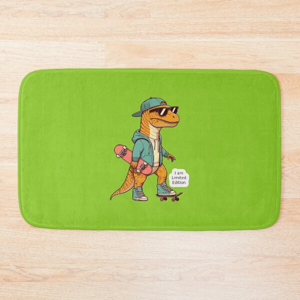 Item preview, I am Limited Editon Orange Dinosaur Black Glasses Skateboard  Green Dressing designed and sold by Nanthanon.