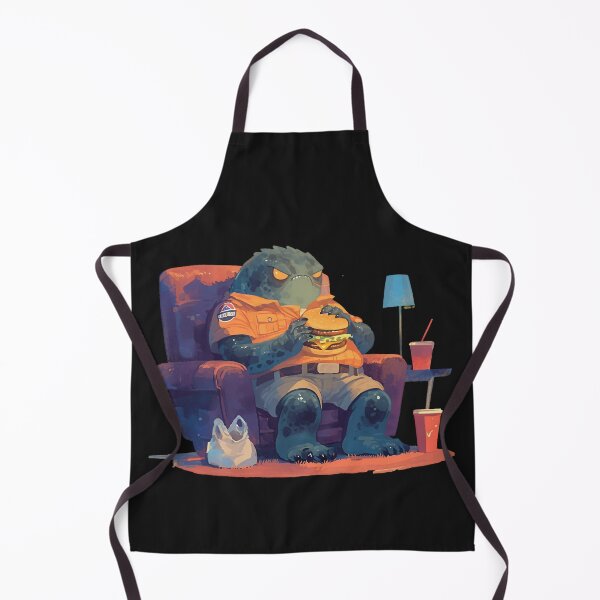 Item preview, Alien eating burger designed and sold by Nowshin Tasnim.