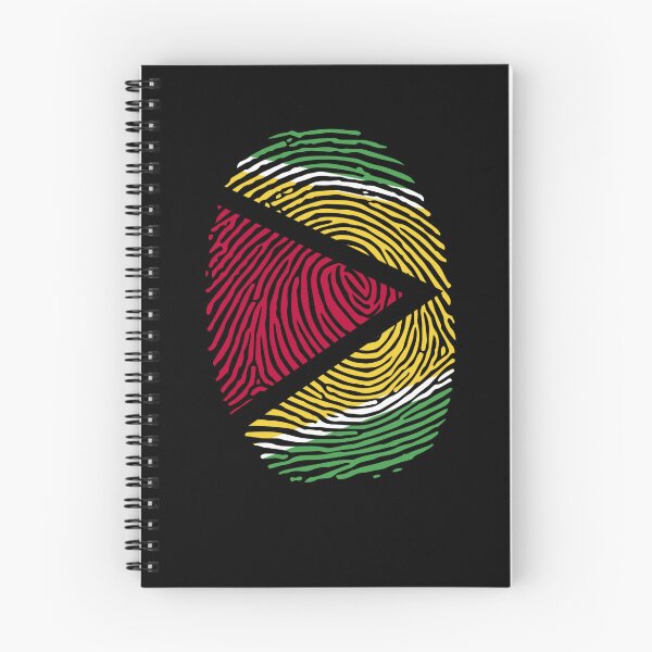 Item preview, Guyana Flag Fingerprint Proud Guyanese Roots Guyana Gear designed and sold by DynamicDesign.
