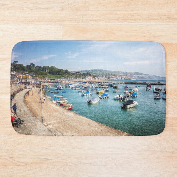 Item preview, Lyme Regis Harbour Boats, Dorset, England designed and sold by Paul Thompson Photography.