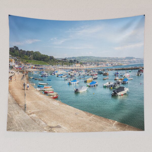 Item preview, Lyme Regis Harbour Boats, Dorset, England designed and sold by Paul Thompson Photography.