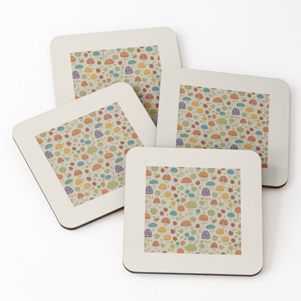 Item preview, Ladybugs and Shrooms designed and sold by MeikoDesign.