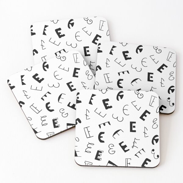 Item preview, Hand drawn Letter E pattern designed and sold by AusraB.