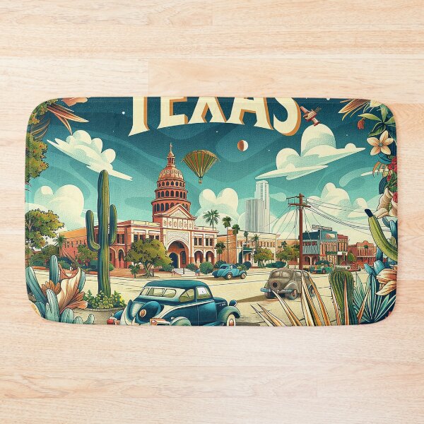 Item preview, Texas City Art designed and sold by nomiraclehere.