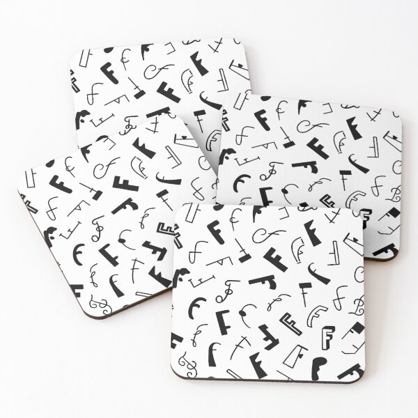 Item preview, Hand drawn Letter F pattern designed and sold by AusraB.