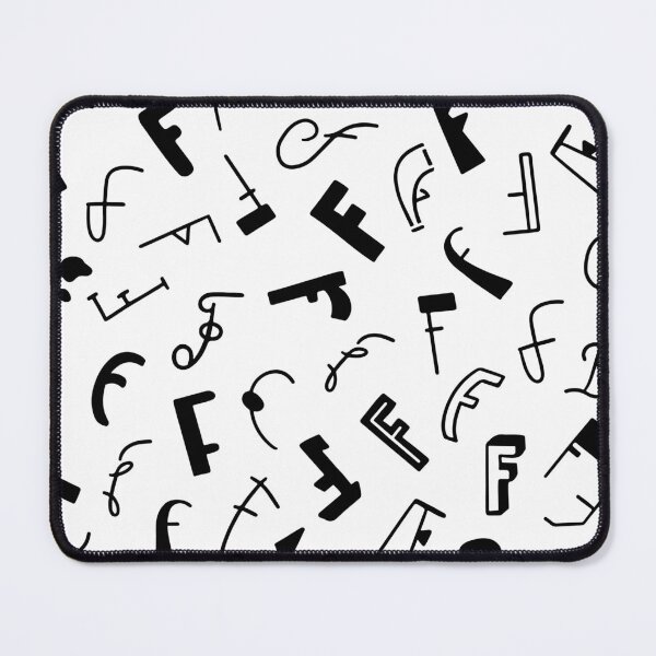 Item preview, Hand drawn Letter F pattern designed and sold by AusraB.
