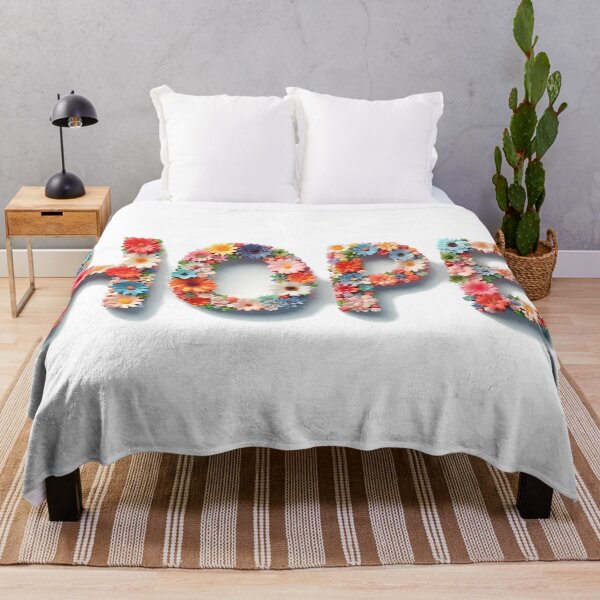 Item preview, the word "hope" with letters made of flowers designed and sold by bernhagen.