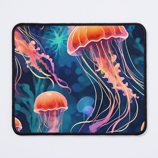 Item preview, Abstract Jellyfish Underwater Scene designed and sold by TrendyGalaxy.