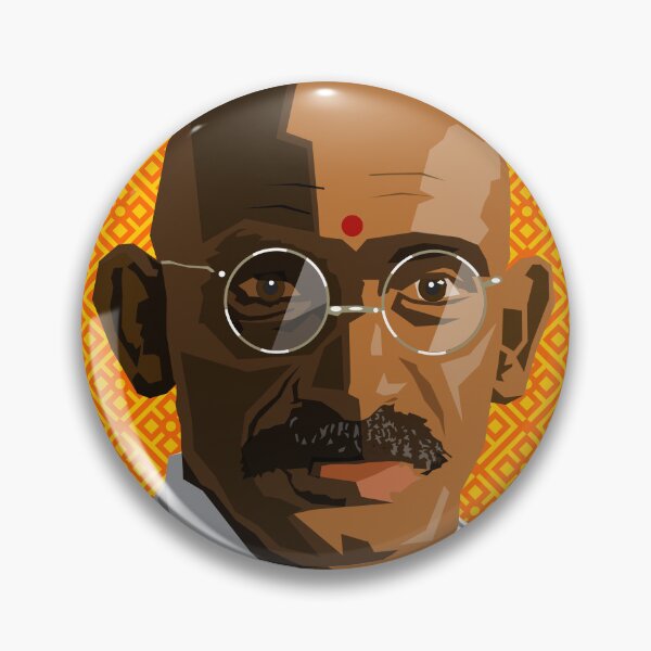 Item preview, Graphic image of Gandhi designed and sold by Hugh Whyte.