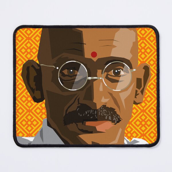 Item preview, Graphic image of Gandhi designed and sold by Hugh Whyte.