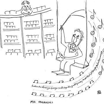 Artwork thumbnail, Mr Paganini by fred rosenthal