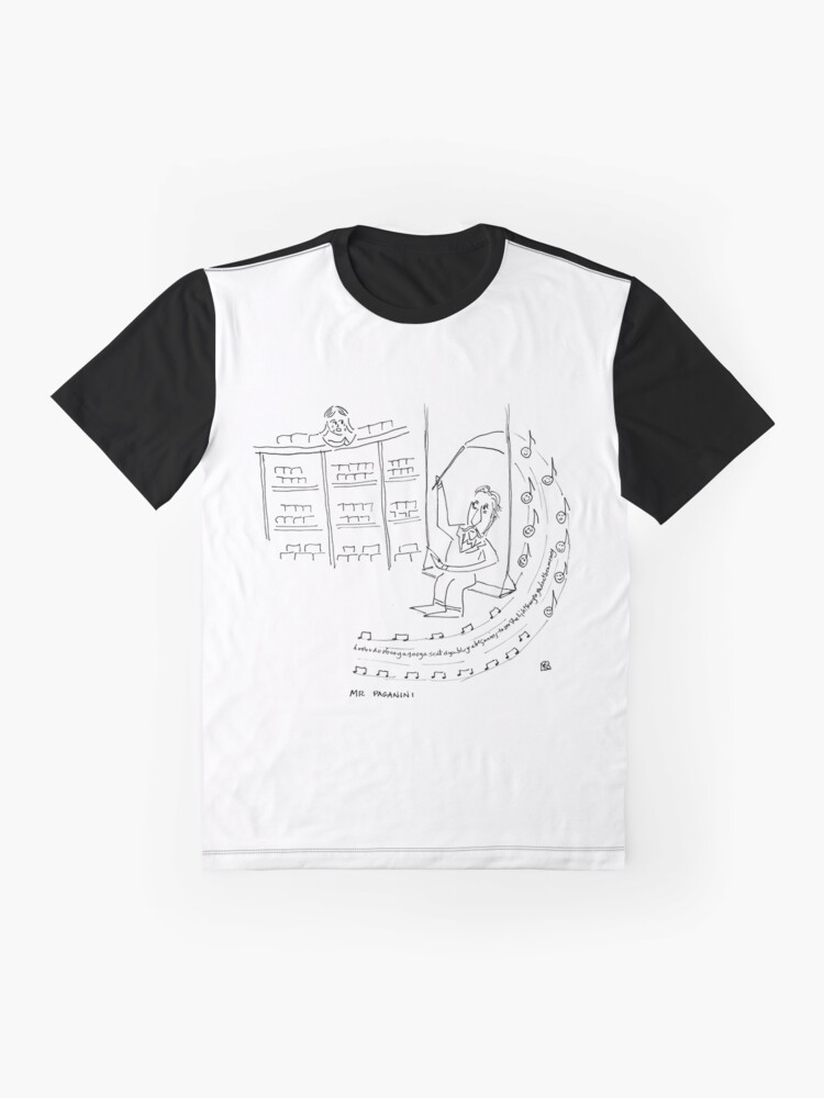 Thumbnail 4 of 5, Graphic T-Shirt, Mr Paganini designed and sold by bromfieldpen.