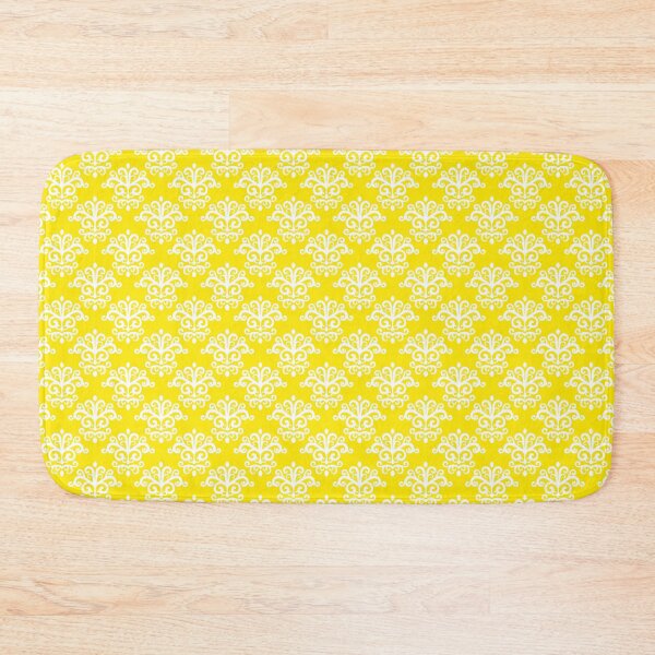 Item preview, Seamless Damask Pattern Yellow #2 designed and sold by MadeInR.