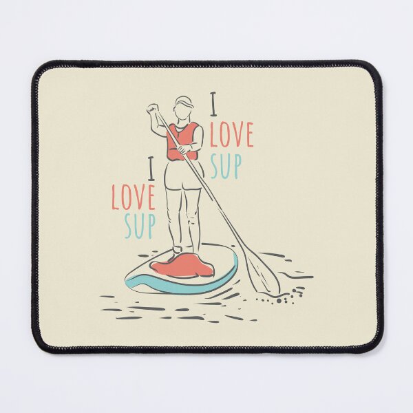 Item preview, I love paddleboard sup in lineart designed and sold by Deepness2023.